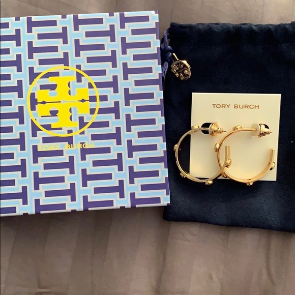 Tory Burch Hoop Earrings - Picture 4 of 5